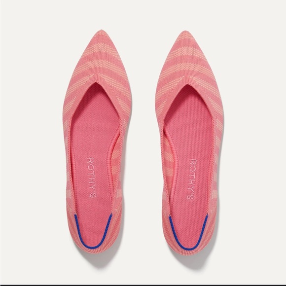 Rothy's Shoes - Rothy's The Point in Macaron Stripe